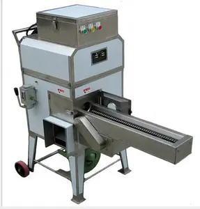 Corn peeler and thresher machine/corn peeling and threshing machine