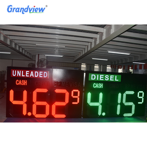 <strong>LED</strong> Gas Price Screen <strong>Digital</strong> <strong>Display</strong> 7-segment Screen Refueling Standing Column Brand <strong>LED</strong> Oil Price Tag <strong>Single</strong> Red - Product Image 2