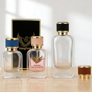 In Offerta: Flaconi Vuoti per Profumo da 30ml, 50ml, 100ml, Bottiglia di Lusso da 50ml Nera o Rosa, Personalizzabile con Confezione - Product Image 1