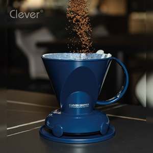 Filtro de café por goteo trapezoidal azul marino comercial de material apto para uso alimentario para salas de espera de aerolíneas y oficinas inteligentes - Product Image 2