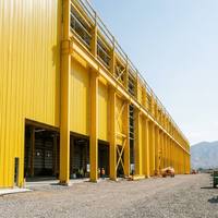 Edificio de Almacenamiento con Estructura de Acero Q355B, Solución de Almacén Industrial Personalizada con Gran Vano