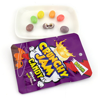 Mixed Crunchy Jam Candy Beans Chewable Soft Candy with Jam Filling