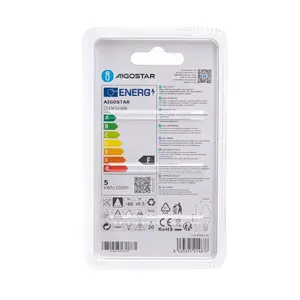 Bombilla LED C37 E14 4.9W, eficiencia energética, luz cálida, ideal para lámparas decorativas y ambientes acogedores. - Product Image 3