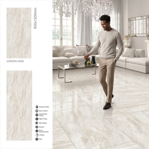 Carreaux de mur de sol en porcelaine polie de 600x1200mm à haute brillance pour salle de bain extérieure-Fabriqué à Foshan - Product Image 4