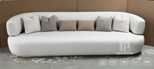 Updecors - Juego de Muebles Italianos de Diseño Nuevo, Tapicería Personalizada, Juego de Tela Seccional de 2-3 Plazas para Sala de Estar - Product Image 3