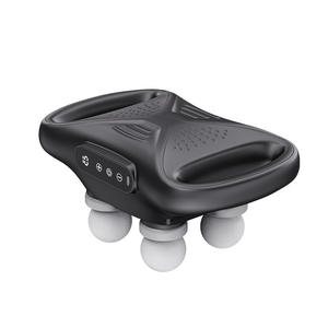 Pistola de masaje profesional recargable con 4 cabezales, masajeador de tejido profundo con motor sin escobillas, 12 niveles de velocidad para alivio de espalda y piernas - Product Image 3