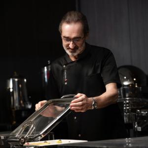 เสื้อแจ็กเก็ตกางเกงระบายอากาศเครื่องแบบเชฟดีไซน์มีกระเป๋าแฟชั่น - Product Image 1