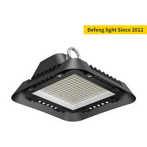 150W-200W Anti-éblouissement haute <span class=keywords><strong>baie</strong></span> luminaire 6500K température <span class=keywords><strong>de</strong></span> couleur CCT aluminium verre lampe corps Badminton cour entrepôt - Product Image 2