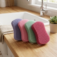Spons Cuci Piring Silikon Food Grade Anti Gores, Scrubber Silikon Dapat Digunakan Kembali untuk Mencuci di Dapur