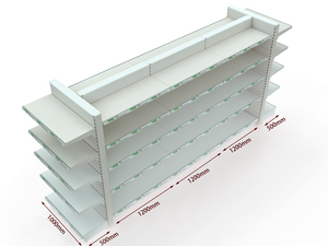 Estantes de Supermercado Modulares de Metal, Piezas Intercambiables, Exhibidores Metálicos para una Venta Versátil en Tiendas - Product Image 3