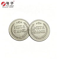 Jetons personnalisés en laiton, pièces de monnaie en alliage de zinc pour jeux vidéo, jetons d'amusement personnalisés pour machines d'arcade et distributeurs de bonbons