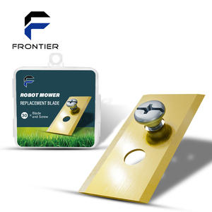 Lames de rechange robotiques en acier inoxydable longue durée <span class=keywords><strong>pour</strong></span> <span class=keywords><strong>tondeuse</strong></span> à gazon en titane avec vis adaptées à la <span class=keywords><strong>tondeuse</strong></span> automatique - Product Image 3