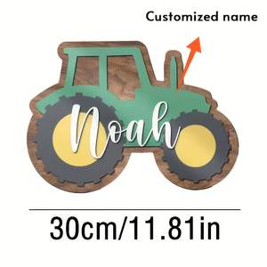 Panneau en bois personnalisé Monster Truck - Cadeau unique pour fête d'anniversaire et excellente décoration de chambre/mur - Product Image 5