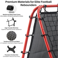 But de football portable à cadre robuste et filet de haute qualité, idéal pour l'entraînement en extérieur, les parcs et les jeux des enfants – Meilleures ventes