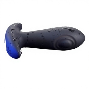 Silicone Double-Sided Tapping <b>Vibration</b> <b>Remote</b> <b>Control</b> Massager Multi-Frequency Clitoral Anal Plug 100% Waterproof Real Touch - Product Image 4