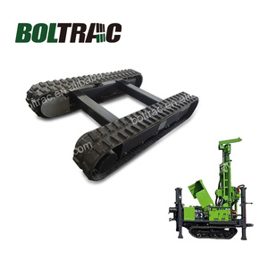 Gruppo Sottocarro con Cingoli in Acciaio e Gomma per Mini Dumper e Frantumatore Mobile da 3/5/6/8/10/12 Tonnellate con Motore Idraulico - Product Image 4