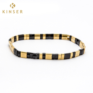 TikTok Hot Selling Boho Chic Handmade Miyuki Tila <strong>Beaded</strong> Women's Stretch <strong>Bracelet</strong> for Beach <strong>Bracelets</strong> Accessories <strong>Bracelet</strong> Homme - Product Image 3