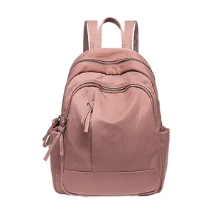 Custom Waterdichte Nylon Rugzakken Schoudertassen Casual Schooltassen Dag Rugzak Voor Vrouwen Lulu Tas