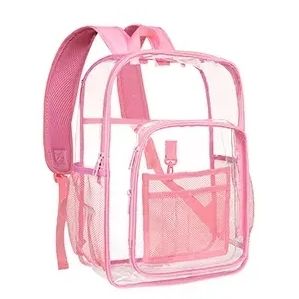Mochila transparente <span class=keywords><strong>de</strong></span> PVC para estudiantes, mochilas transparentes <span class=keywords><strong>de</strong></span> viaje para la escuela, personalizadas, aprobadas por el <span class=keywords><strong>estadio</strong></span> - Product Image 2