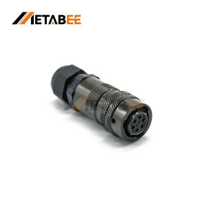 Connecteur circulaire PT06G10-6S PT06G10-6P Série MIL-DTL-26482 I Prise droite 6 broches Soudure Socket Couplage à baïonnette - Product Image 1