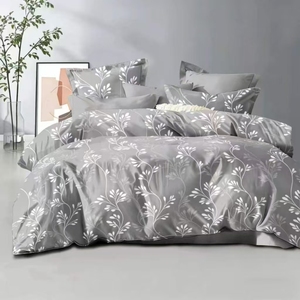 Set di Biancheria da Letto Confortevole e Delicato sulla Pelle in Poliestere, Set Copripiumino Stampato 3 Pezzi con Federe, Stile Urbano - Product Image 2