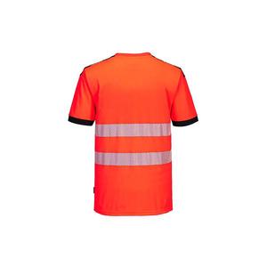 PORTWEST - T181RBKS PW3 T-shirt confortable en coton haute visibilité rouge/noir-EAN 5036108389872 HI-VIS WORKWEAR - Product Image 2