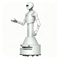 Robot humanoïde mobile Y2-B à double manipulateur, portée de travail de 2160 mm, navigation autonome, plateforme de recherche robotique légère ZY