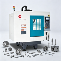 Máquina de Perforación y Roscado CNC de Alta Velocidad TC-710, 48m/min de Recorrido Rápido, Cambio Rápido de Herramienta para Mecanizado de Precisión en Lotes