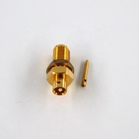 Cable Coaxial RG402 de Audio y Video de 0.141'' y 50 Ohmios, Cable de Antena con Conector SMA Hembra para Panel, Terminal Coaxial RF