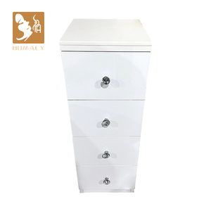 Hiện đại màu trắng xe đẩy giỏ hàng cho tiệm hớt tóc Beauty Salon thiết kế mới làm tóc Spa bánh xe ngăn kéo tủ hồ sơ cho phòng ngủ sử dụng - Product Image 3