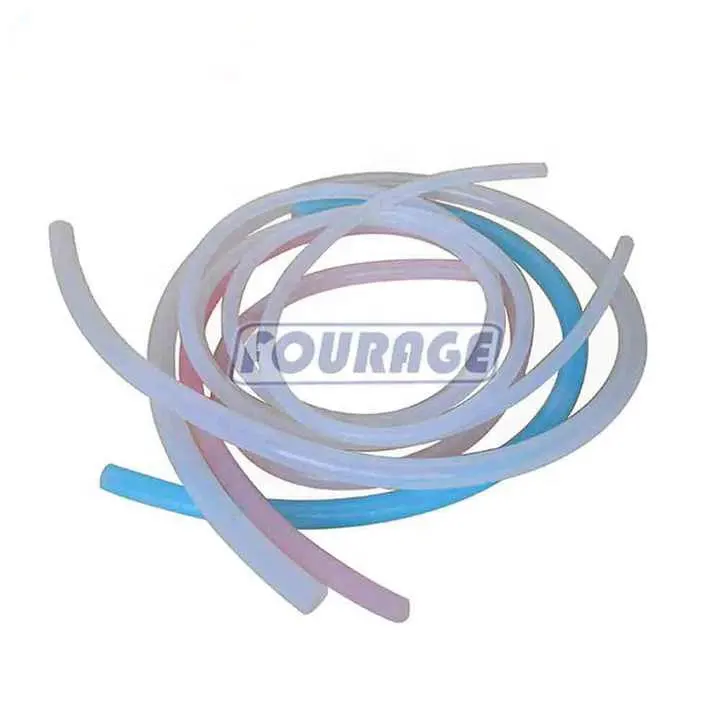 Manufacturer Reinforced Food Grade Silicone Vacuum Hose Flexible Clear Color Tube