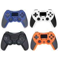 Factory Vibration Wireless BT Game Controller Joystick Gamepad con controlador de 6 ejes para PS4 y PC USB con teclas de extensión