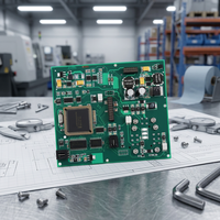 Servicio de Ensamblaje de Cajas de Integración de Sistemas HRPCBA, Placa Base Industrial de Alta Densidad SMT, Servicio Completo de Contrato Electrónico