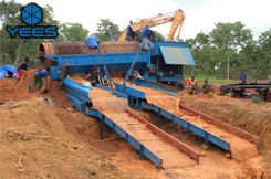 Lavadora de oro aluvial Lessworker Nueva operación simple de bajo costo operativo para separación de minerales de pequeña escala mediana - Product Image 6