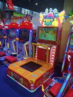 Console de jeu d'arcade 2 joueurs Fish Wonder Cat's Fortune Machine de jeu de trampoline en métal