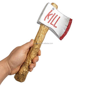 HLC Spencer Hacha Miniatura de Bronce Antiguo con Incrustaciones de Diamantes, Gancho de Carnicero con Diamantes, Juguete de Broma Sangrienta de Halloween, Regalos para Amantes de las Armas - Product Image 1