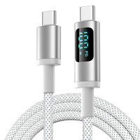Cable de Carga Rápida USB-C a USB-C de 100W, Cobre Puro, Chip E-Marker Blindado, Seguro, 5A, 1M/1.2M/2M |   4 Colores |   MacBook iPad para