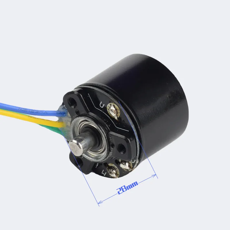 PrimoPal高性能28mm5 6v 10w 5000rpm 28342836フラット振動アウトランナーBLDCモーター