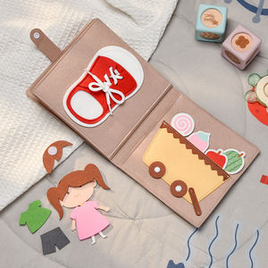 <span class=keywords><strong>Meilleur</strong></span> cadeau livre en tissu froissé multisensoriel pour les nourrissons nouveau-né bébé jouet d'éducation précoce différentes textures livre doux - Product Image 1