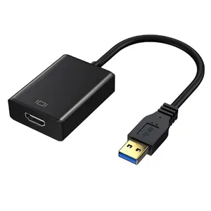 Kabel Adaptor Konverter HD Ke TV 3.0 P, Kabel Adaptor USB 1080 Ke HD Kualitas Tinggi
