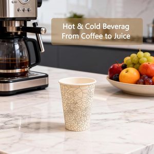 SOPARO Vasos Desechables para Café Caliente de Grado Comercial de 12 oz, Paquete de 1000 Unidades para Cafeterías, Servicios de Alimentos, Uso Artesanal, 100% Reciclables - Product Image 3