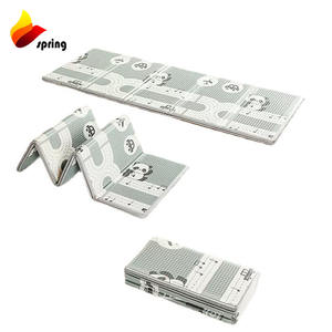 Tapis de jeu pour bébé pour sol Tapis de jeu en mousse épaisse et douce à double face réversible Tapis de jeu en mousse imperméable pour enfants - Product Image 5