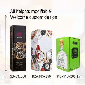 Botellas Vacías <span class=keywords><strong>de</strong></span> Hojalata para Alimentos con Acabado Mate, Diseño Cuadrado con Esquinas Definidas para Vino, Vodka, Whisky, Brandy, Champán, Ron y Otras Bebidas - Product Image 2