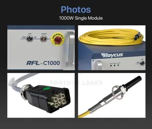 Raycus Fiber Lazer güç modülü 1000 Watt CNC Fiber Lazer kaynağı Raycus Rfl-C1000 1kw Lazer optik modülü