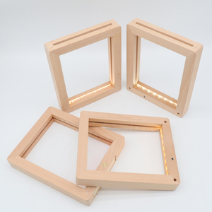 Tùy Chỉnh Có Thể Sạc Lại 3D Sáng Tạo Acrylic Hội Đồng Quản Trị Nghệ Thuật Gỗ Khung Đêm Đèn Hình Ảnh Khung Ánh Sáng Ban Đêm - Product Image 5