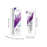 Dentifrice blanchissant SADOER V34, 100% ingrédients naturels à base de plantes, saveur menthe fraîche biologique, nettoyage en profondeur des taches dentaires et du tartre