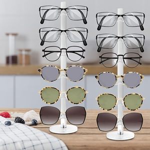 Acrylic Display Rack <strong>Holder</strong> 6-Layer Eyeglasses Organizer <strong>for</strong> <strong>Spectacles</strong> or Eyewear Can Hang &amp; Store 6 Pairs of Glasses - Product Image 1