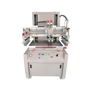 Automatically position printing and discharging Semi Auto Card Paper UV Spot Screen Printing Machine