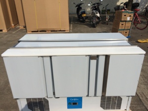 BESINOX S903 Frigorifero Elettrico in Acciaio Inox Banco da Lavoro <span class=keywords><strong>con</strong></span> Riduzione del Rumore <span class=keywords><strong>per</strong></span> Preparazione di Sandwich <span class=keywords><strong>Pizza</strong></span> Insalata - Product Image 4