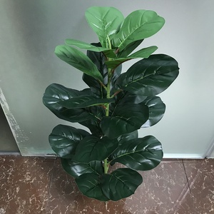 80cm 23 lá thân dài <span class=keywords><strong>fiddle</strong></span> lá cây nhân tạo trang trí trong nhà mà không cần nồi bán buôn - Product Image 2